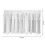 Window Valance Light Filtering Wear-Resistant Grommet 1 5