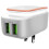 LED Touch Nightlight with 2 USB Ports, White & Gold 1