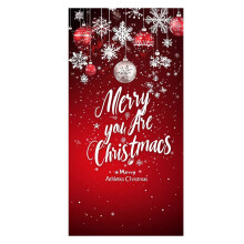 Christmas door cover tapestry holiday decoration