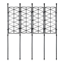 Metallespalier for klatreplanter – 10-stenger, 4-ark