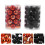 Christmas Tree Ornaments Black Orange 68 Pieces 3