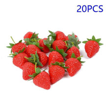 20pcs Artificial Plastic Strawberries for Display