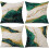 Taie d'oreiller unie à pompons 45,7 x 45,7 cm 2