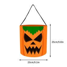 Halloween LED Pumpkin Candy Bag 25x28cm