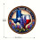 Rund träväggskylt Texas Blue Cap 5