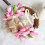 Rattan Wreath with Bow for Door Window Wall Decor 4