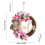 Rattan Wreath with Bow for Door Window Wall Decor 5