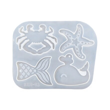 Flexible Silicone Charm Mold Marine Life Shape for Resin-37