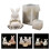 Silicone Rabbit Shaped Mold For Resin Casting Detailed Succulent 2