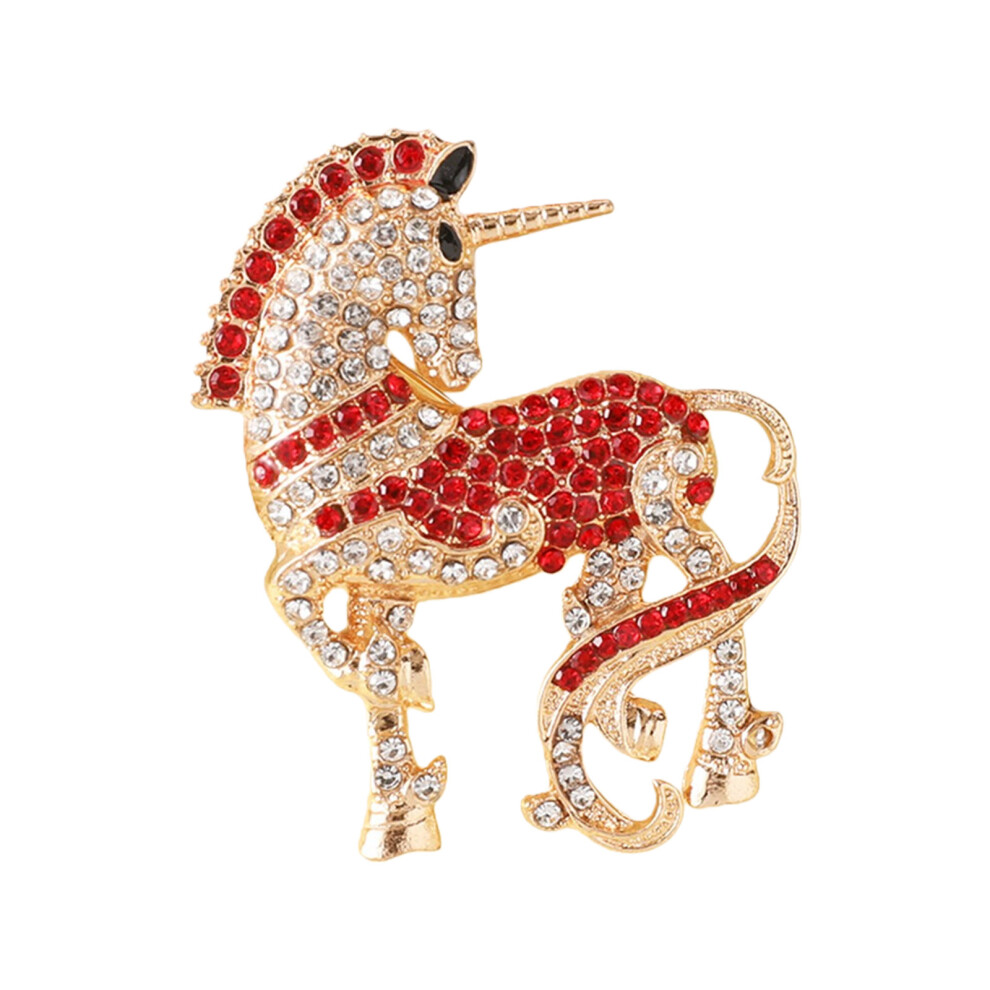 Red Miniature Horse Pin Safe Materials Suitable For Gift Or