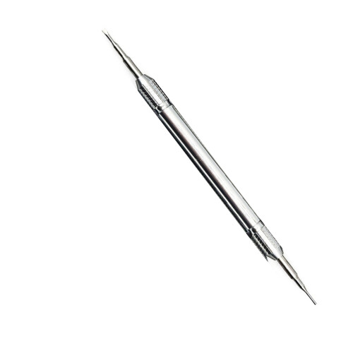 Double Head V Grooves Spring Bar Tool with 1mm-Silver 1.2mm