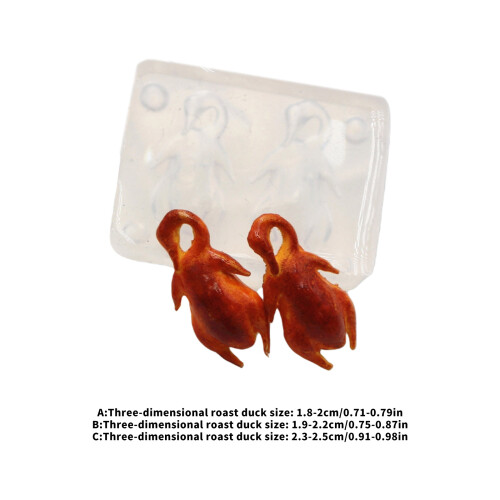 Lightweight Silicone Resin Mold for Duck Models Excellent for-M 2