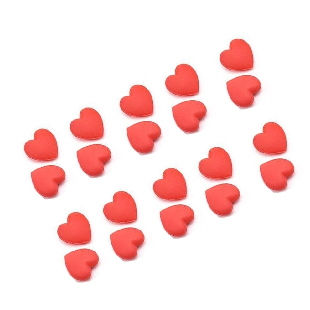 Red 10 Pairs Eyeglasses Ear Grip Glasses Antislip Sleeves With