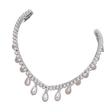 Nonslip Elegant Hairband Pearls Embellished Alloy Comfortable