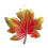 Elegant Enamel Leaf Pin Versatile Wardrobe Essential-Orange 1