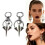 Comfortable Stainless Steel Rivet Studs Earrings with Gothic 2
