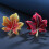 Elegant Enamel Leaf Pin Versatile Wardrobe Essential-Orange 5