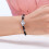 Sturdy Black Cord Adjustable Bracelet Great for Workouts-Rugby1 4