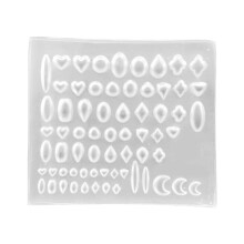 Moule en Silicone produisant facilement des motifs d'ongles de