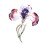 Delicate Flower Brooch Classical Alloy Ornament For Gifting 1