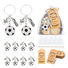 Packung mit 10 leuchtenden Fußball-Fan-Schlüsselanhängern mit