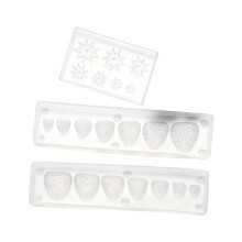 Moule Ă fraises miniatures en Silicone,-St tridimensionnel