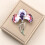 Delicate Flower Brooch Classical Alloy Ornament For Gifting 4