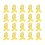 Broches de plaidoyer, 20 pièces/paquet, conception de-Jaune 1