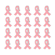 20X moderne liefdadigheidsevenement pins glad afgewerkte-Roze
