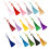 6 Piece Vibrant Color Wealth Tassels Accessory Polyester-Green 2