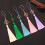 6 Piece Vibrant Color Wealth Tassels Accessory Polyester-Green 6