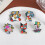 Broche colorée en forme d'animal abstrait, adaptée aux-QHXZ5106 7