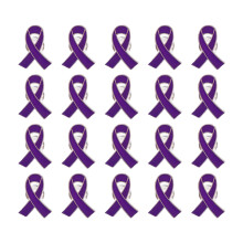 Broches de plaidoyer, 20 pièces/paquet, conception de-Violet