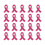 Ensemble de 20 épingles à ruban pour causes sociales,-rose rouge 1