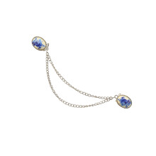 Elegante Vintage-Royal-Brosche mit aufwendiger floraler-Stil5