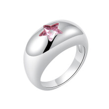 Statement-ringen Stervorm Unieke Zirkonia-ringen-6 Zilver
