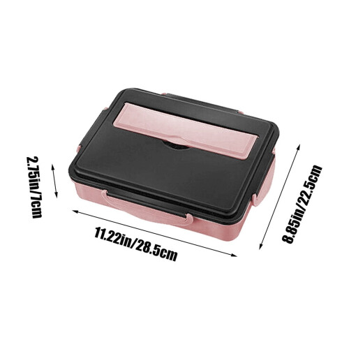 Edelstahl-Lunchbox, 1500 ml, 5 Fächer 1
