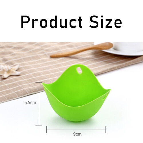 ICERUN Silicone Egg Poacher Set 4-Piece 1