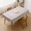 Red and White Gingham Plastic Tablecloth Rectangle 2