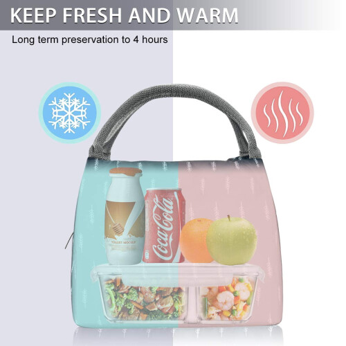 Borsa termica portatile isolata per il pranzo (1 pezzo) 1