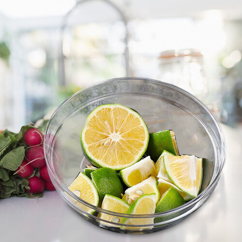 Acrylic Serving Bowls Set – 88 oz, Diamond-Textured, 2