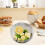 Godom acrylic bowl transparent round 3 pcs 6