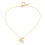 Collier pendentif trèfles, chaîne réglable en acier inoxydable, 1