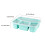 Bento Lunch Box 4-Compartment Reusable Stackable Container 3
