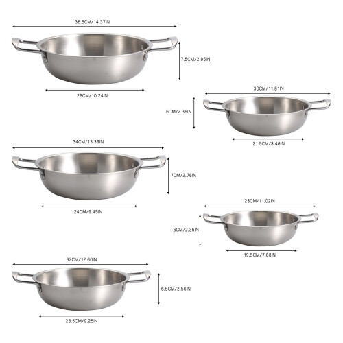 Stainless Steel Dutch Oven Set 2