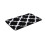 Kayannuo Polyester Floor Mat 60x40cm Black 2