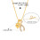 Collier pendentif trèfles, chaîne réglable en acier inoxydable, 3
