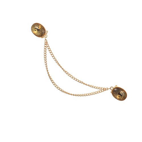 Broche Unique, Badge de chaîne de fleur à la mode, belle-Style2