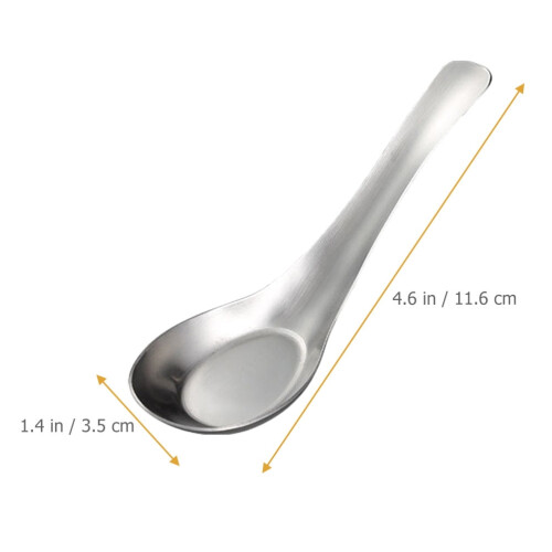 6-Piece Stainless Steel Soup Spoon Set 2