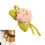 Épingle d'hortensia en coton et lin réglable, accessoire-Violet 3